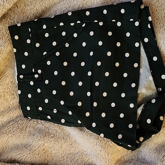 Black Polka Dot Shorts - Picture 7 of 10